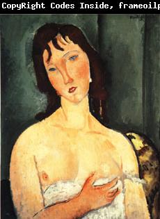 Amedeo Modigliani Portrait of a yound woman (Ragazza)